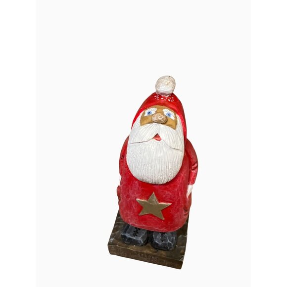 Dave Constantine Handcrafted Vintage Santa Claus Figurine With Star Accent 2005 - Picture 2 of 13